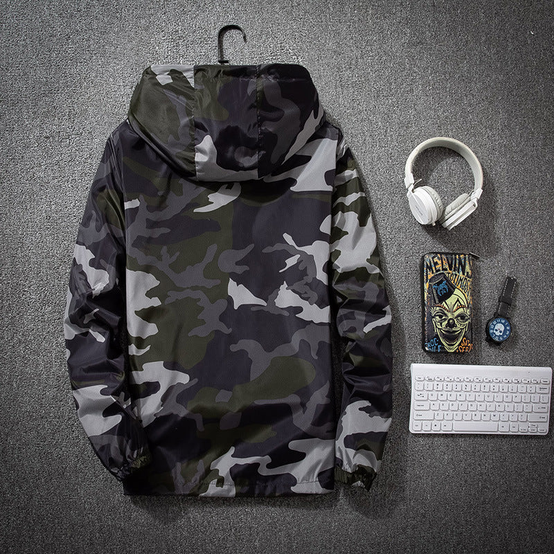 Camo Windbreaker
