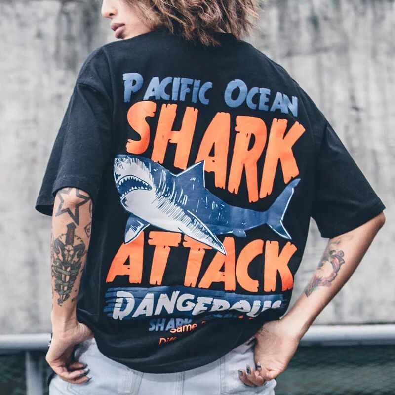 Shark Attack Short-Sleeve