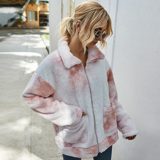 Dyed Wool Coat