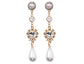 Gold Pearl Earrings