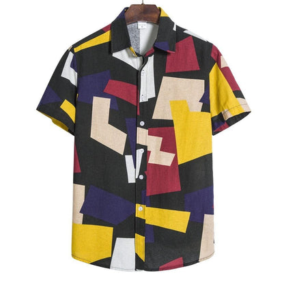 Geometric Print Shirt