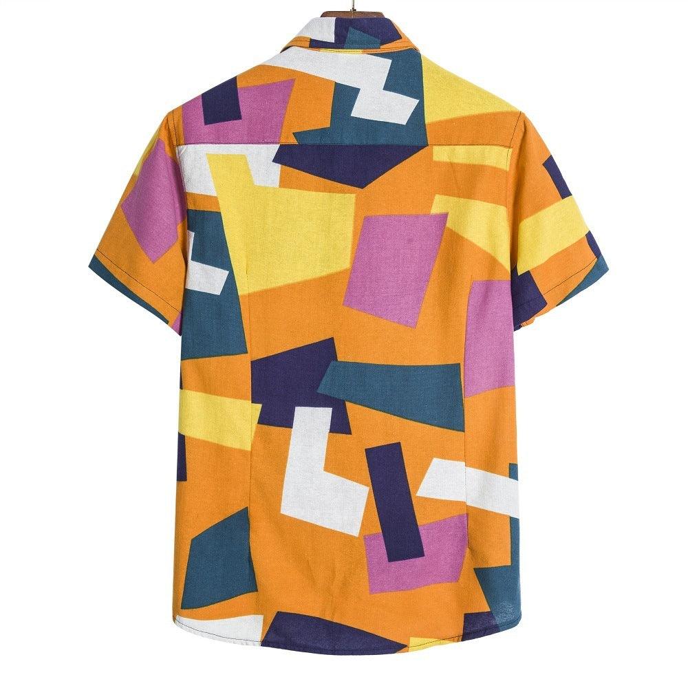 Geometric Print Shirt