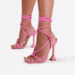 Lace Up High Heels