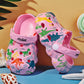 Colorful Fashion Summer Children Garden Clogs Shoes Boys&Girls Beach Sandal Kids Lightweight Breathable Slip On Mules 7 Coloes