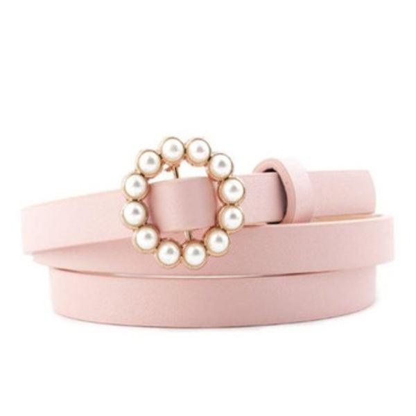 Leather Pearl Belt