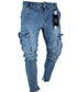 Denim Pencil Pants