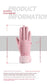 Fleece Lined Padded Warm Keeping Cute Suede Riding Gloves