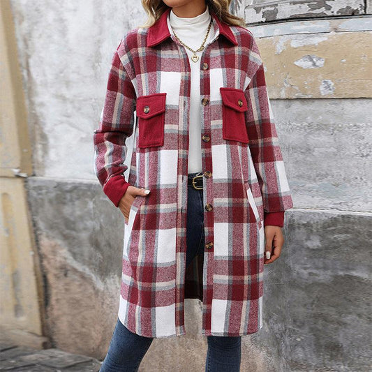 Plaid Long Coat