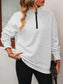 Half Long-sleeve Zipper Sweatshirt Y2g Fashion Pullover Fleece Sweater