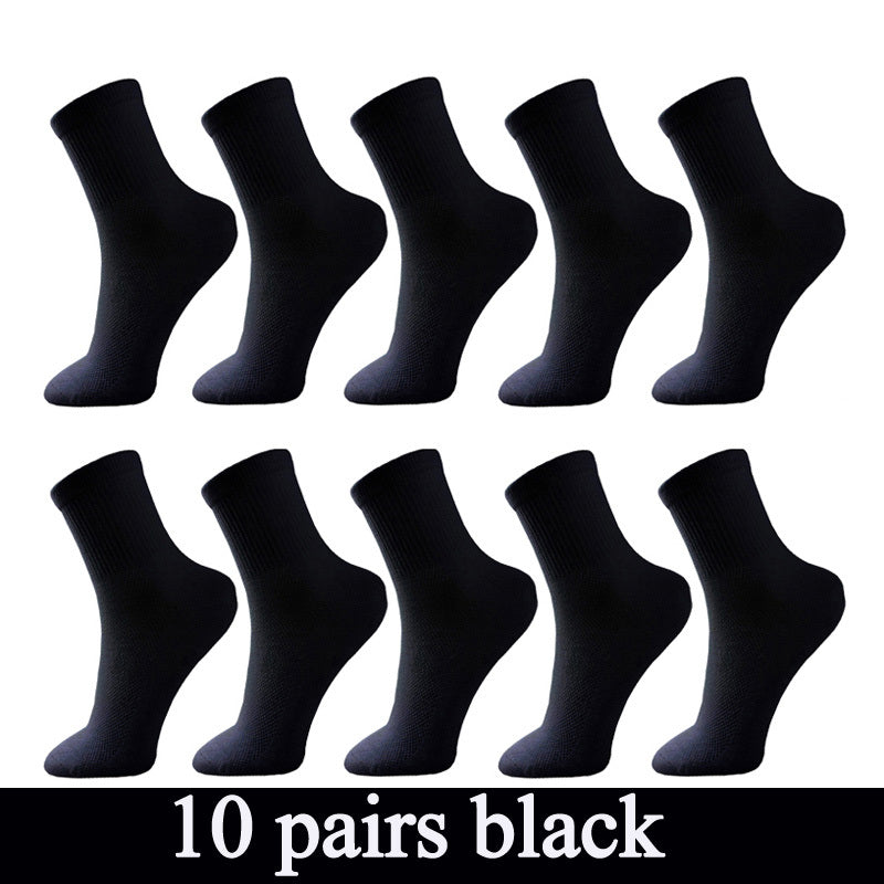 Solid Mesh Men's Socks Plain Classic Summer Breathable