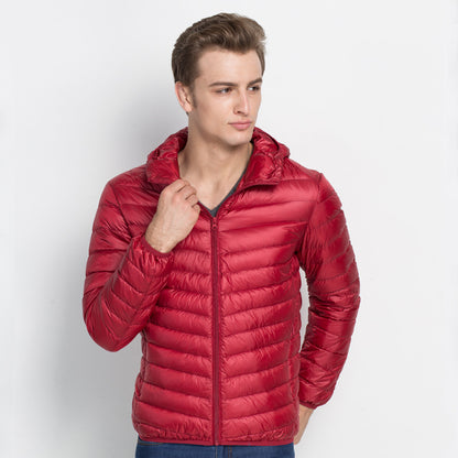 Fashionable And Simple Men's Lightweight Down Jacket