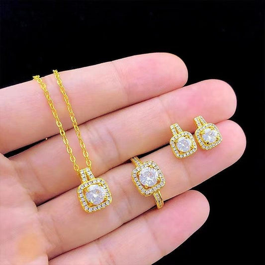 Zircon Necklace Set