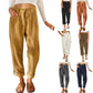 New Women's High Waist Pure Color Corduroy Casual Pants