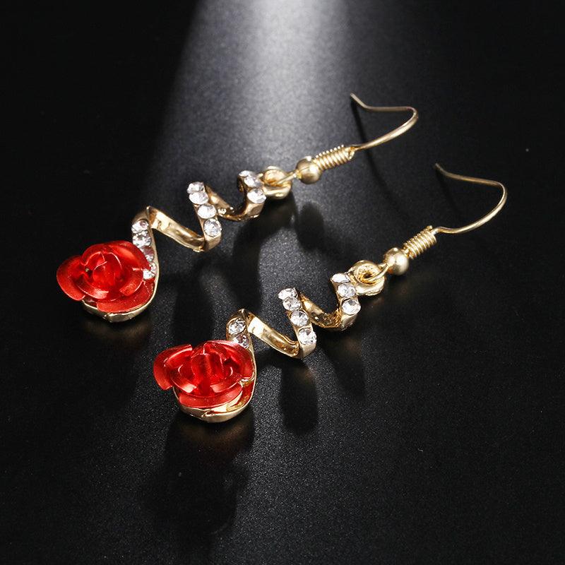 Rose Earrings