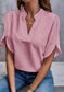 Chiffon V-neck