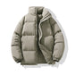 Cotton-padded Coat Stand Collar Cotton-padded Jacket Couple Wear Warm