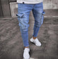 Denim Pencil Pants