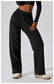 Waist-tied Fleece-lined Warm And Loose Straight Wide Leg Outdoor Leisure Sports Pants