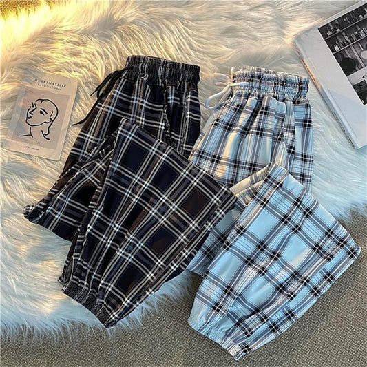 Plaid Joggers