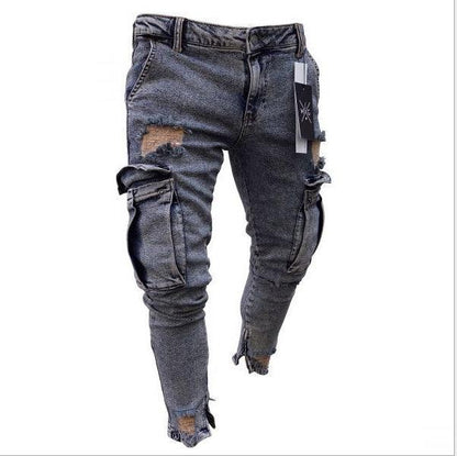 Denim Pencil Pants