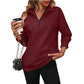 Half Long-sleeve Zipper Sweatshirt Y2g Fashion Pullover Fleece Sweater