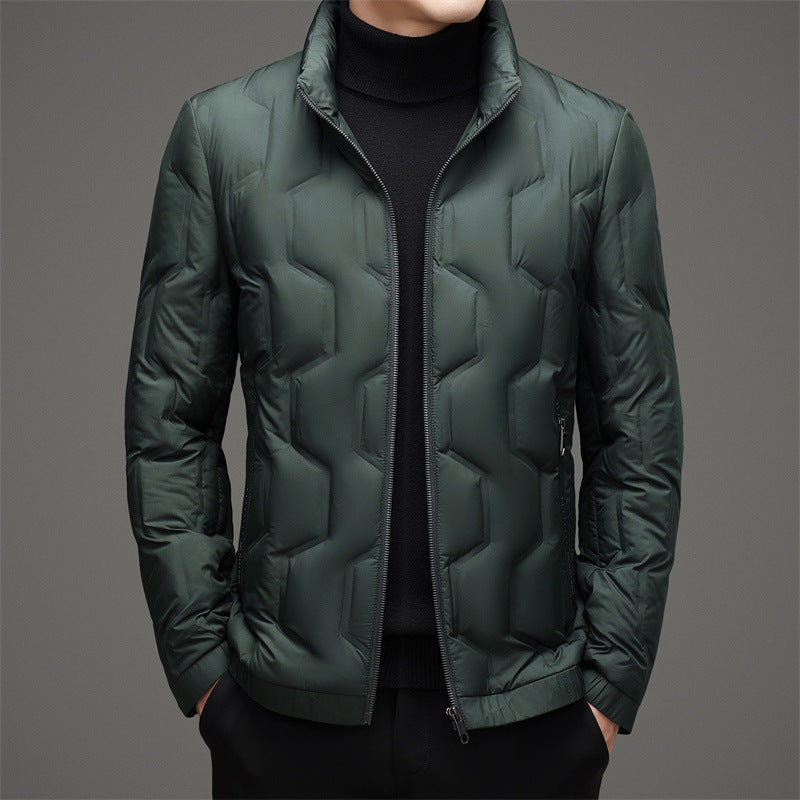 Winter Thin Stand-up Collar Down Jacket Coat