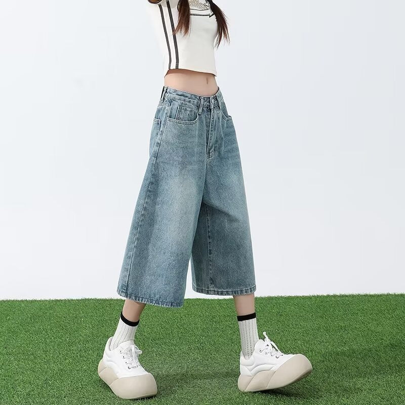 Wide-Denim Short’s
