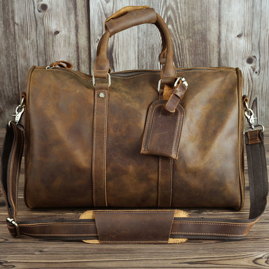 Men's Vintage Hand Travel Luggage Bag