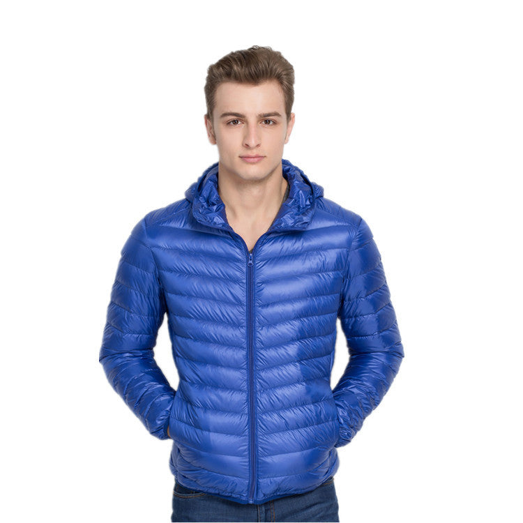 Fashionable And Simple Men's Lightweight Down Jacket