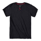 Half-open Slub Cotton Solid Color Half Sleeve T-shirt