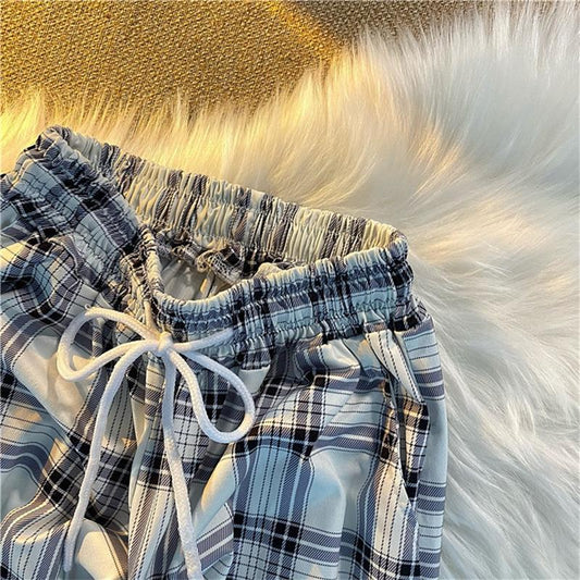 Plaid Joggers