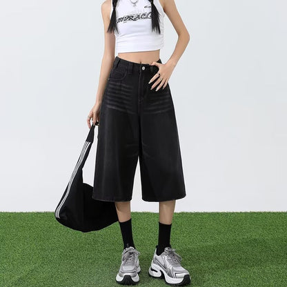 Wide-Denim Short’s