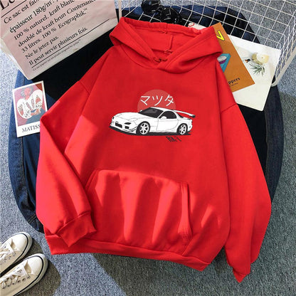 Car Print Hoodie