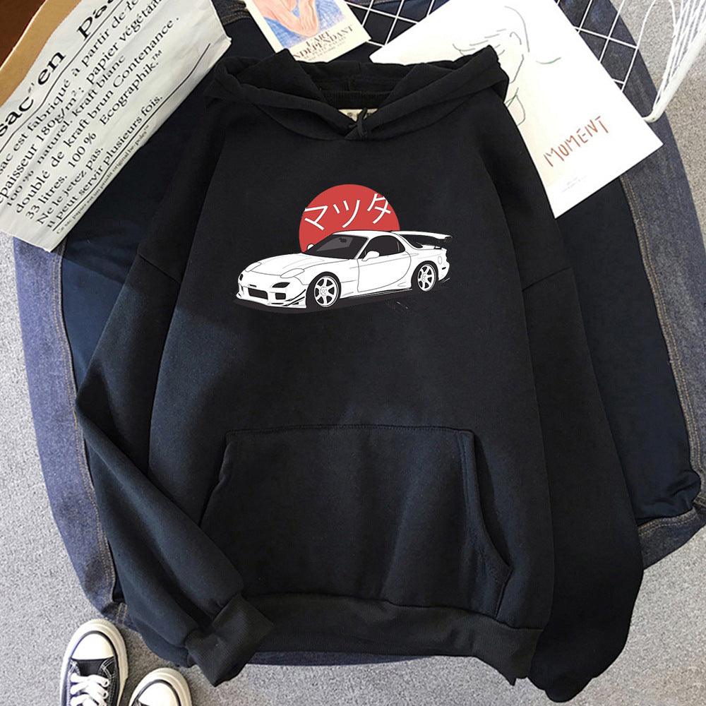 Car Print Hoodie