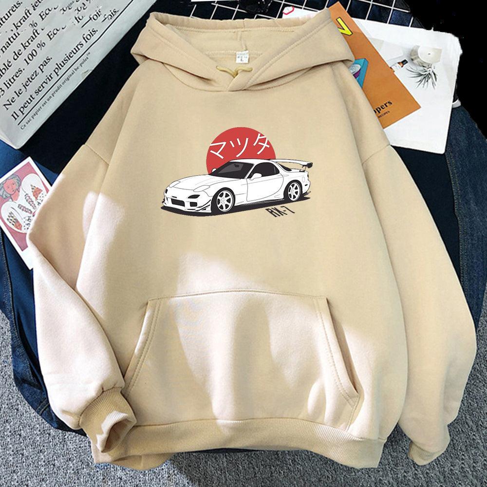 Car Print Hoodie