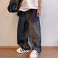 Retro Distressed Loose Jeans