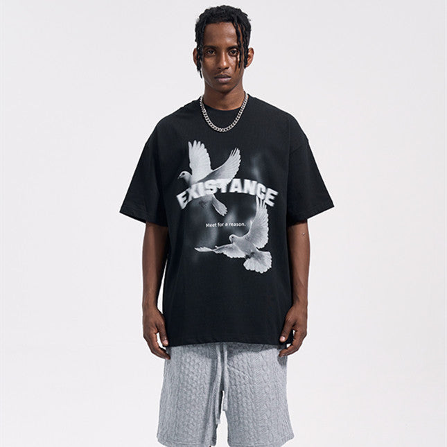 Dove Loose Fitting T-shirt