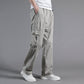 Spring And Autumn Cotton Sports Overalls Men's Plus Sizes Pants