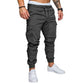 Men's Long Jogging Multi-pocket Trousers