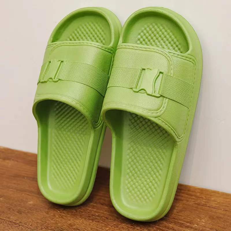 Men's And Women's Non-slip Thick Bottom Couple Mute Slippers