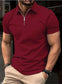 Striped Zipper T-Shirt