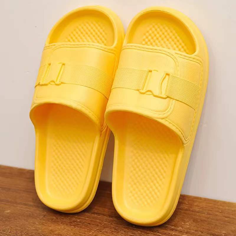 Men's And Women's Non-slip Thick Bottom Couple Mute Slippers