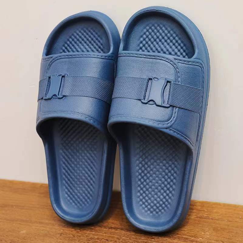 Men's And Women's Non-slip Thick Bottom Couple Mute Slippers