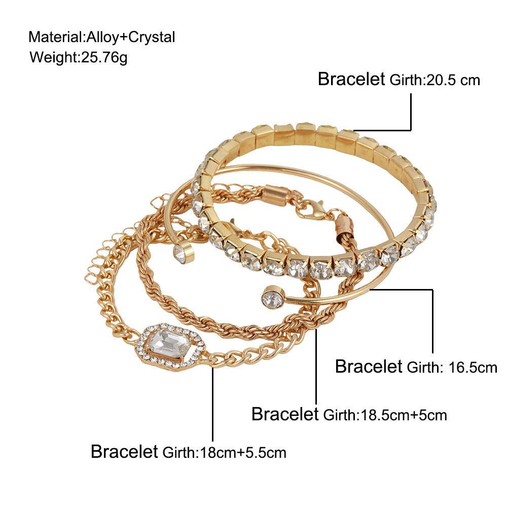 Crystal Bracelet Set