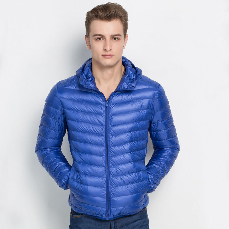 Fashionable And Simple Men's Lightweight Down Jacket